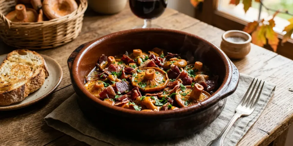 Níscalos con Jamón: Receta Fácil de Setas con Jamón Serrano