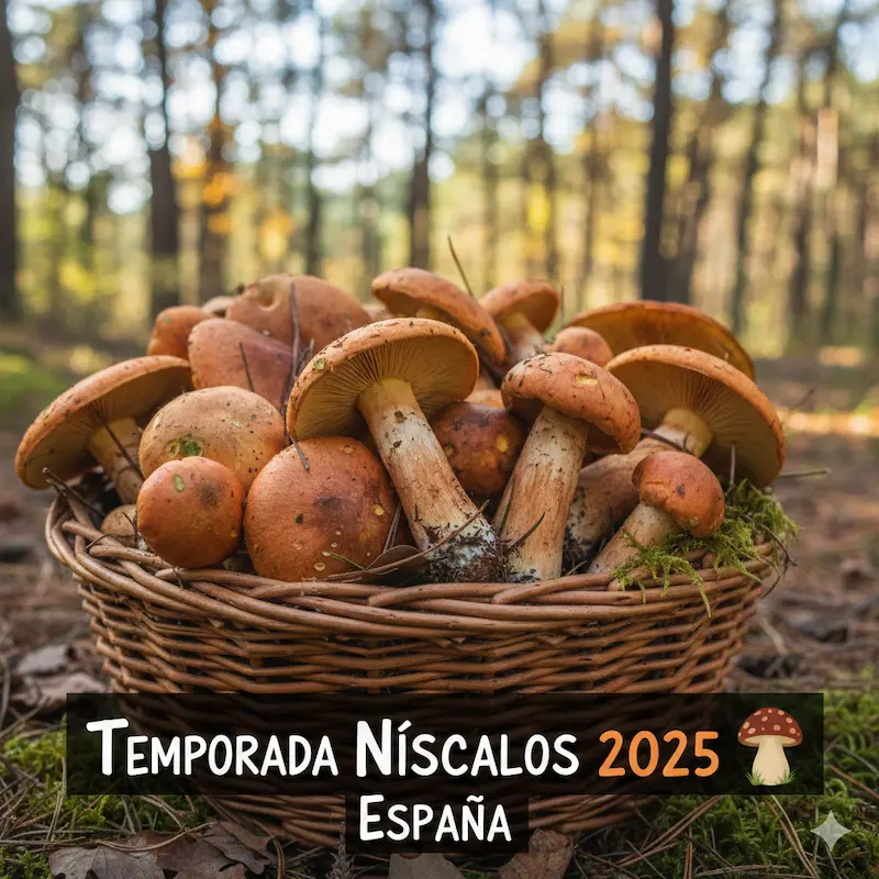 Así fue la Temporada de Níscalos 2025 en España según el Clima
